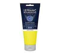 Lefranc Bourgeois Fine, Pintura acrílica, Amarillo Limón, 200 ml