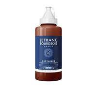 Lefranc & Bourgeois Fine Pintura Acrilica, Marrón (Burnt Umber), 750 ml