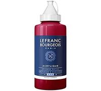 Lefranc & Bourgeois Fine Pintura Acrilica, Rojo (Carmine Red), 750 ml