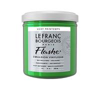 Lefranc Bourgeois Flashe acrílica, Pintura de Vinilo, Verde Primavera, 125ml Tube - Vinylfarbe