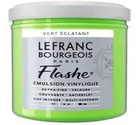 Lefranc Bourgeois Flashe acrílica, Pintura de Vinilo, Verde Vivo, 125ml Tube - Vinylfarbe