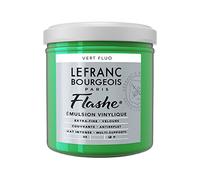 Lefranc Bourgeois Flashe acrílica, Pintura de Vinilo, Verde Amarillo Fluorescente, 125ml Tube - Vinylfarbe