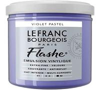 Lefranc Bourgeois Flashe acrílica, Pintura de Vinilo, Violeta Pastel, 125ml Tube - Vinylfarbe