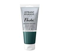 Lefranc Bourgeois Flashe Pintura acrílica, Color Verde Esmeralda, 80ml Tube - Vinylfarbe, 80