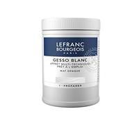 Lefranc & Bourgeois Gesso aditivo para acrílico, preparador de superficie mate opaco 500 ml blanco