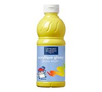 Lefranc Bourgeois Glossy 500 ml acrilico, Amarillo