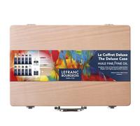 Lefranc Bourgeois Maletín de madera Deluxe Óleo Fino - 15 piezas