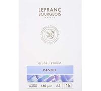 Lefranc Bourgeois Bloc de Pintura Pastel, Papel, Blanco, A3-16 Blatt im Pastellmalblock, 16