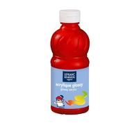 Pintura Acrilica L&B Brillo Rojo Primario Bote De 250 Ml
