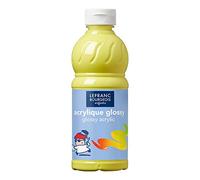 Lefranc Bourgeois Pintura acrílica para niños, Amarillo Limon, 500 ML, 500