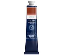 Lefranc Bourgeois 301845 Pintura al óleo fina de calidad, resistente a la luz y de consistencia uniforme, tubo de 200 ml, ideal para lienzos y tableros de pintura, Ocre rojo transparente