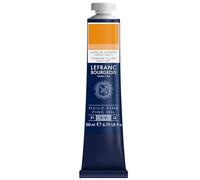 Lefranc Bourgeois - Pintura al óleo fina de calidad, resistente a la luz y de consistencia uniforme, tubo de 200 ml, ideal para lienzos y tableros de pintura, Tono Amarillo De Cadmio Oscuro