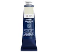 Lefranc Bourgeois - Pintura al óleo fina de calidad, resistente a la luz y de consistencia uniforme, tubo de 40 ml, ideal para lienzos y tableros de pintura, Blanco De Zinc