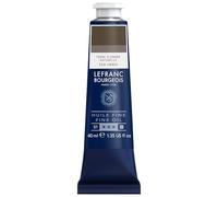Lefranc Bourgeois - Pintura al óleo fina de calidad, resistente a la luz y de consistencia uniforme, tubo de 40 ml, ideal para lienzos y tableros de pintura, Tierra De Sombra Natural