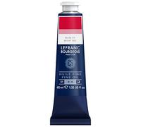 Lefranc Bourgeois - Pintura al óleo fina de calidad, resistente a la luz y de consistencia uniforme, tubo de 40 ml, ideal para lienzos y tableros de pintura, Rojo Vivo