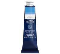 Lefranc Bourgeois 301774 Pintura al óleo fina de calidad, resistente a la luz y de consistencia uniforme, tubo de 40 ml, ideal para lienzos y tableros de pintura, azul real