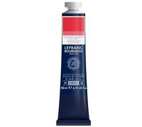 Lefranc Bourgeois 301814 Pintura al óleo fina de calidad, resistente a la luz y de consistencia uniforme, tubo de 200 ml, ideal para lienzos y tableros de pintura, Color claro rojo cadmio.