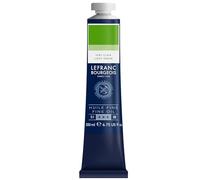 Lefranc Bourgeois - Pintura al óleo fina de calidad, resistente a la luz y de consistencia uniforme, tubo de 200 ml, ideal para lienzos y tableros de pintura, Verde Claro