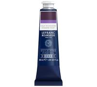 Lefranc Bourgeois - Pintura al óleo fina de calidad, resistente a la luz y de consistencia uniforme, tubo de 40 ml, ideal para lienzos y tableros de pintura, Violeta Dioxacina