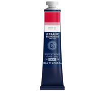 Lefranc Bourgeois 301815 Pintura al óleo fina de calidad, resistente a la luz y de consistencia uniforme, tubo de 200 ml, ideal para lienzos y tableros de pintura, Fuego rojo