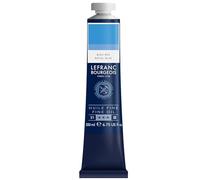 Lefranc Bourgeois 301826 Pintura al óleo fina de calidad, resistente a la luz y de consistencia uniforme, tubo de 200 ml, ideal para lienzos y tableros de pintura, azul real