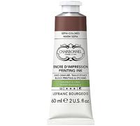 Lefranc Bourgeois Pintura de cobre 301502, lavable al agua, con excelente resistencia a la luz, vegano, 100% sin disolventes, tubo de 60 ml, sepia Warm