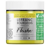 Lefranc Bourgeois Vinílico Extra-Fino Flashe Bio - Bote plástico reciclado 75ml, Amarillo Claro Libre de Cadmio