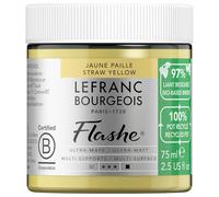 Lefranc Bourgeois Vinílico Extra-Fino Flashe Bio - Bote plástico reciclado 75ml, Amarillo Pajizo