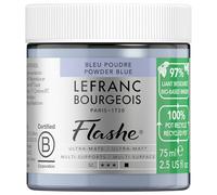 Lefranc Bourgeois Vinílico Extra-Fino Flashe Bio - Bote plástico reciclado 75ml, Azul Polvo