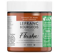 Lefranc Bourgeois Vinílico Extra-Fino Flashe Bio - Bote plástico reciclado 75ml, Naranja de Marte