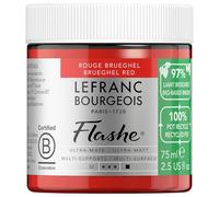 Lefranc & Bourgeois Vinílico Extra-Fino Flashe Bio - Bote plástico reciclado 75ml, Rojo Brueghel