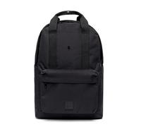 Lefrik - Mochila Capsule Backpack Portátil 15 Pulgadas con Asas - Funda Acolchada Tejido 100% Reciclada - Bolsillo Frontal - Compacta y Práctica - (Stripes Black)