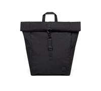 Lefrik - Mochila Casual Roll Mini - Mayor Comodidad - 2 Posiciones, 2 Tamaños Diferentes - Tejido 100% Reciclado - Eco Friendly - Para Portatil de 13 Pulgadas (Black)