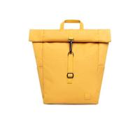 Lefrik - Mochila Casual Roll Mini - Mayor Comodidad - 2 Posiciones, 2 Tamaños Diferentes - Tejido 100% Reciclado - Eco Friendly - Para Portatil de 13 Pulgadas (Mustard)