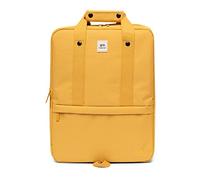 Lefrik - Mochila Smart Daily - Equilibrio entre Funcionalidad y Moda - Tejido 100% Reciclado - Eco Friendly (Mustard)