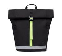Lefrik - Mochila Urbana Lars Roll - Tejido Vandra 100% Reciclado - Eco Friendly (Black Lime)