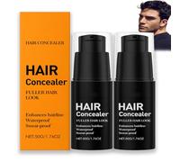 Lefron - Corrector mágico para el cabello, resistente al agua y al sudor, para mujeres y hombres, retoques de raíces, aspecto de cabello más completo (2 unidades)