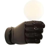 Left and Right Hand Wall Light Antique Resin Fist Wall Lamp Retro - Restaurant Bar Wall Light Corridor(Onecolor,Right Hand)