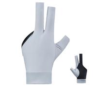 Left Hand Billiards Pool Glove - Breathable Elastic Sports Glove for Men Women, Three Finger Cue Control Accessory for Smooth Sstroke and Precision Play | Snookr Training, Home Practice, Tournament
