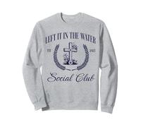 Left It In The Water Baptism Christian Womens Sudadera