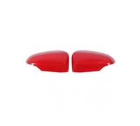 Left Right Car Exterior Door Mirror Cover Caps Red High Strength Weather Proof Pair
