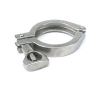 LEFTART 1 PCS 304 Casting De Acero Inoxidable Tri CLAMP Sanity Sanity Brewing Tri Clover, Ferrule O/D 25.4/34/40/50/5/64/77.5/91/106/119/333MM(Ferrule OD 25.4mm)