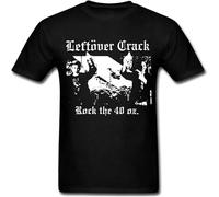Leftover Crack T-Shirt Graphic Unisex tee Casual Graphic Vintage Gift Tops Black L