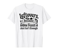Leftovers Thanksgiving Feast Funny Turkey Camiseta