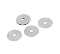 Leftwei 10 Cuchillas de Corte Rotativas de 45 Mm, Cuchillas de Recambio de Repuesto, de Corte de Acero de Aleación con Borde Afilado, Ideal para Cuero, Tela, Papel y Manualidades