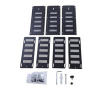 Leftwei 3 Cubiertas de Ventilación para Espacios de Acceso, 40,6 X 16,5 Cm, para Cimientos, Tomacorrientes bajo el Suelo, para Mejoras del Hogar