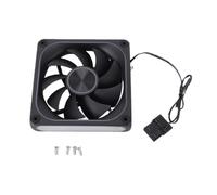 Leftwei 3 Piezas 120Mm Ventiladores Caja Diseño Espejo Infinito Compactos | 800-1600 RPM, bajo Nivel de Ruido, 9 Aspas, Control PWM, Iluminación ARGB Ajustable para sistemas de Enfriamiento de