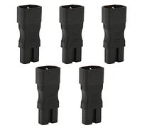 Leftwei Adaptador de Corriente IEC320 C14 A C15, Adaptador de 10 A, 250 V, 2500 W, Contactos de Cobre, de Carcasa de PVC, Ideal para PDU, Chasis, Computadora Portátil, UPS, Enchufe, Impresora y