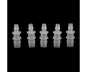 Leftwei Adaptador de Tanque de Peces Conector de Acuario de Plástico Duradero Accesorios de Manguera de Bomba de Aire Recta para Conexión de Manguera de Acuario 15 Piezas 8 Mm/12 Mm, 8/16, 12/16
