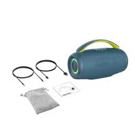 Leftwei Altavoz Bluetooth Portátil, Graves Potentes de 50 W con Luces RGB, Altavoz Inalámbrico BT 5,3 para Fiestas en Casa Al Aire Libre (Blue)